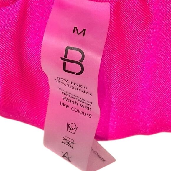 Blooming Jelly High Leg Cheeky Hot Pink Swim Bottoms, Size M, NWOT - Picture 3 of 4